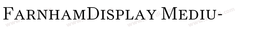 FarnhamDisplay Mediu字体转换 FarnhamDisplay Mediu字体转换